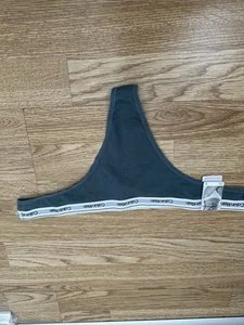 Calvin Klein Ladies Teal Blue Thong Size Xl Brand New !! - Picture 1 of 4