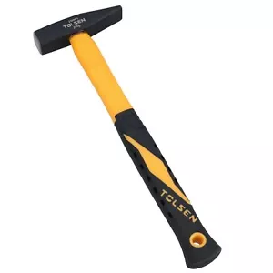 200g Geologist Hammer Rubberised Handle Pick Fossil Pointed Tip Rock 7oz - Picture 1 of 3