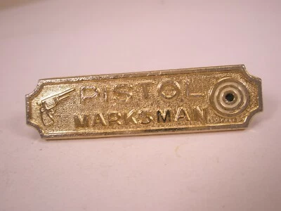 Pistola Tirador Insignia Vintage Solapa Pin Insignia Pistola Ley Policía i69 Foto 1 de 4