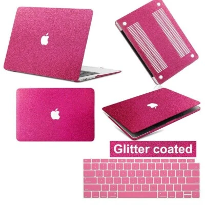 Capa dura arco-íris brilhante glitter KB para novo Macbook Pro Air 11 13 14 15 16 - Imagem 1 de 4