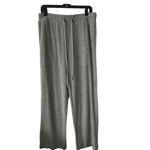 Soft Surroundings Lounge pants women sz L gray lagenlook wide leg Loungewear - Picture 1 of 10