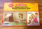 Vintage 1970's Realife Miniatures Doll House Kit Heritage Series Living Room Kit