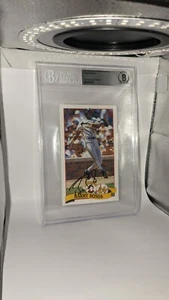Barry Bonds Pittsburgh Pirates Signed 1992 Nationwide Insurance Card Beckett - Picture 1 of 5