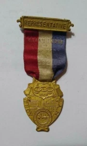 1926 ? Odd Fellow Grand Lodge Troy NY Bandabzeichen Bastian Bros Coioof antik - Bild 1 von 4