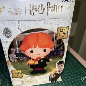 NEW Harry Potter Ron Weasley 4.5’ ft Gemmy Light Up Airblown Inflatable 2023 - Picture 1 of 2