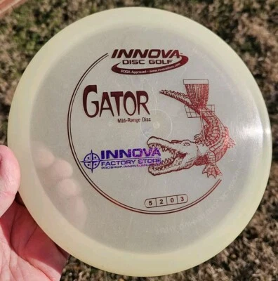 New! First Run Innova Champion Glow Gator - 175 Grams, 9.5/10, Metal Flakes! - Image 1 of 4