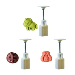Mung Bean Cake Molds Mooncake Cutters Plastic Pastry Decoration Tools for Baking