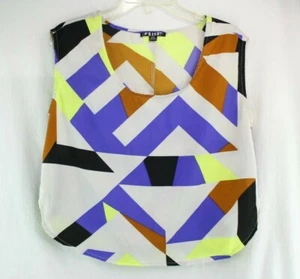 Volcom Women's Top Stone In My Shoes Style Size Small/10 Polyester Multicolor - Picture 1 of 9