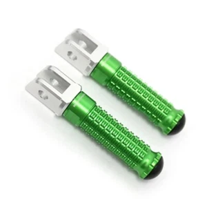 MC MOTOPARTS MPRO Green Anti-Slip CNC front Footpegs ZX-6R NINJA 2013 - 2022 - Picture 1 of 3