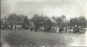 ORIGINAL PHOTOGRAPH_A. VILLAFRANCA-CARMAGNOLA CHIAL_FARMERS, TRACTORS 1941 - Picture 1 of 1