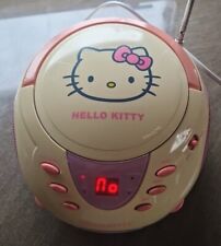Hello Kitty 2011 CD Player Boom Box Stereo AM FM Radio Fully Working 
