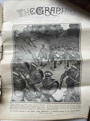 September 26, 1908 THE GRAPHIC Illustrated Weekly Newspaper - Image 1 of 4