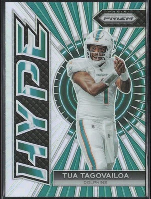 Tua Tagovailoa 2023 Panini Prizm Hype Silver H-1 Miami Dolphins - Image 1 of 2