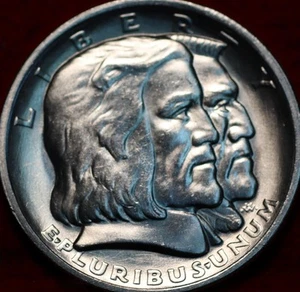 Uncirculated 1936 Long Island Silver Commemorative Half Dollar - Picture 1 of 2