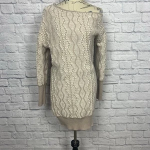 Venus Long Sleeve Oversized Sweater Dress - Picture 1 of 8
