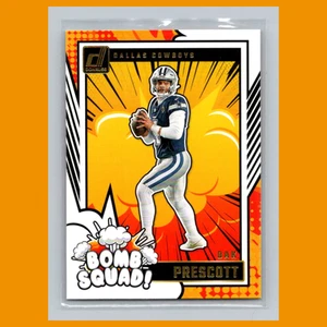 Tarjeta de fútbol americano Dak Prescott #34 2024 Donruss Bomb Squad Dallas Cowboys NFL - Imagen 1 de 3