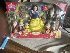 Disney Princess Snow White And The Seven Dwarfs Dolls Set Simba Toys Unopened - Picture 1 of 17