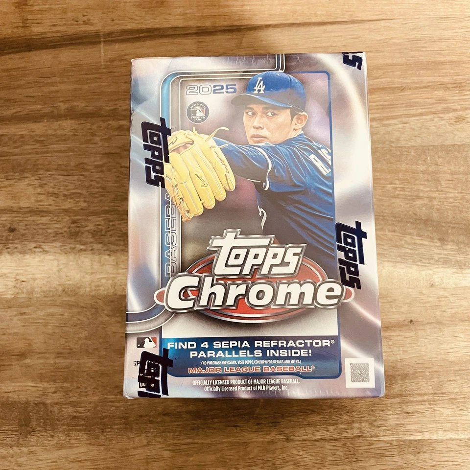 2025 Topps Chrome MLB Baseball Blaster Box Factory