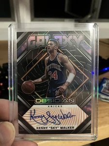 2022-23 Obsidian Kenny Sky Walker Galaxy Orange Etch Auto /50 - New York Knicks - Picture 1 of 2