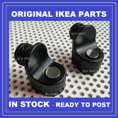 IKEA 109842 Detolf Magnet Türschnäpper Neu ORIGINAL Teile x2 - Bild 1 von 3