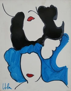 Marco Lodola - Pop Art italiana - Opera unica su tela - cm 50 x 40 - Certificata - Foto 1 di 2