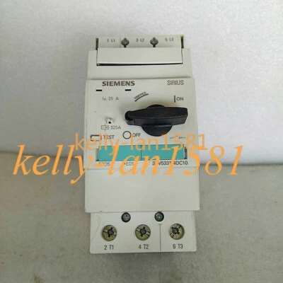 Nuevo disyuntor de protección de motor Siemens 3RV5331-4DC10 25A de 1 pieza Foto 1 de 3