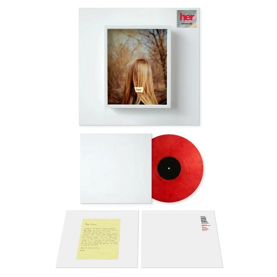 Her Original Movie Soundtrack OST Mondo LP Vinyl Red Colored Limited Arcade Fire - Image 1 of 1