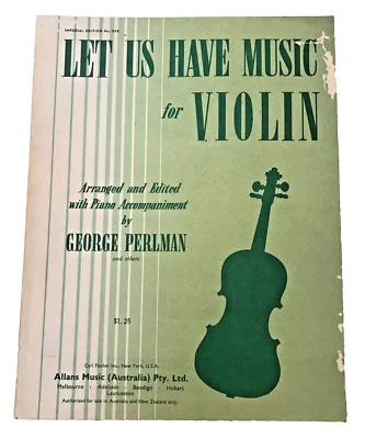 Let Us Have Music For Violin Song Book ( Famous Melodies ) Book - Image 1 of 4
