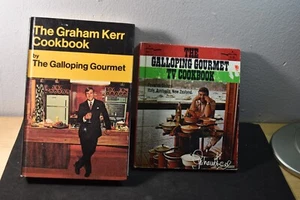 2 GRAHAM KERR-"GALLOPING GOURMET"-COOKBOOKS - Picture 1 of 5