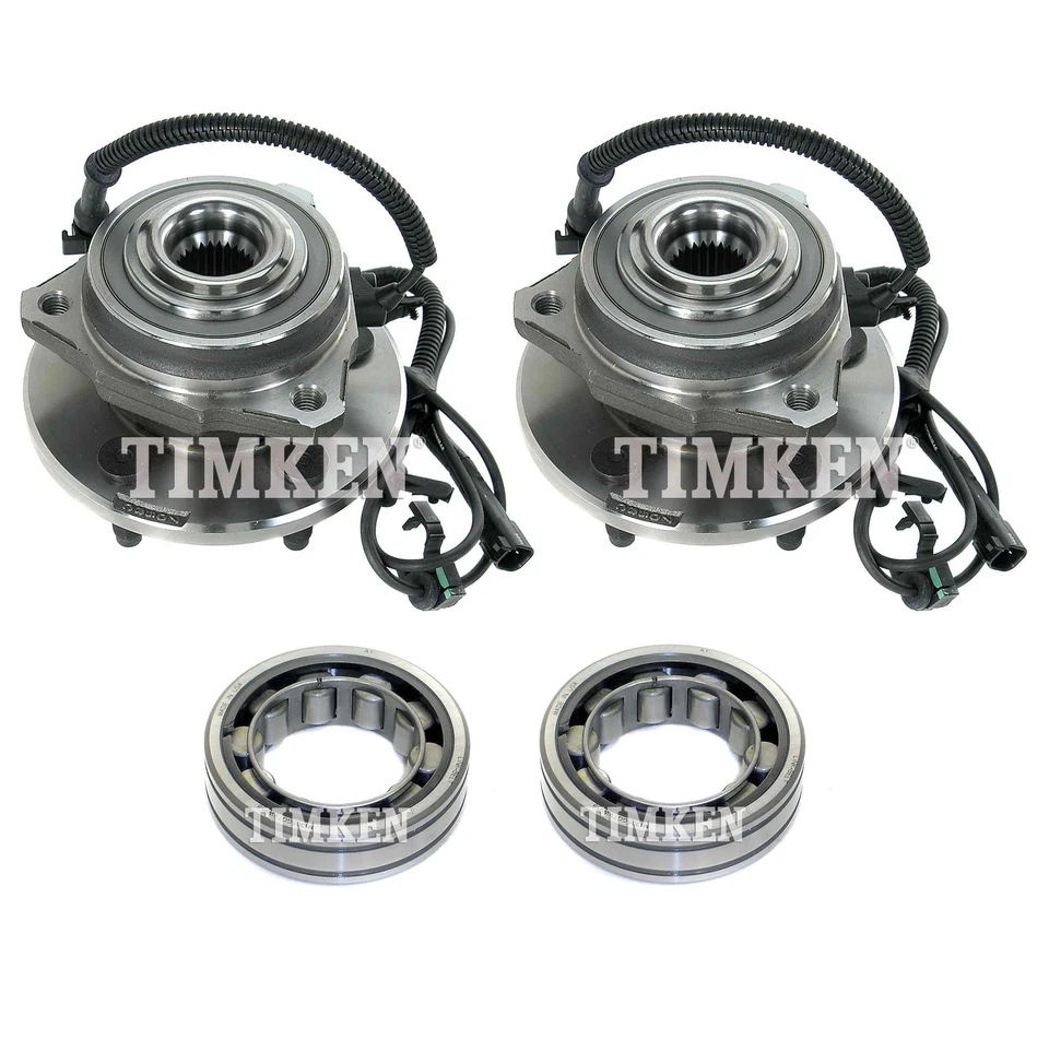 Kit de cojinetes y bujes de rueda delantera y trasera Timken para Jeep Liberty tracción trasera 4 ruedas ABS Foto 1 de 1
