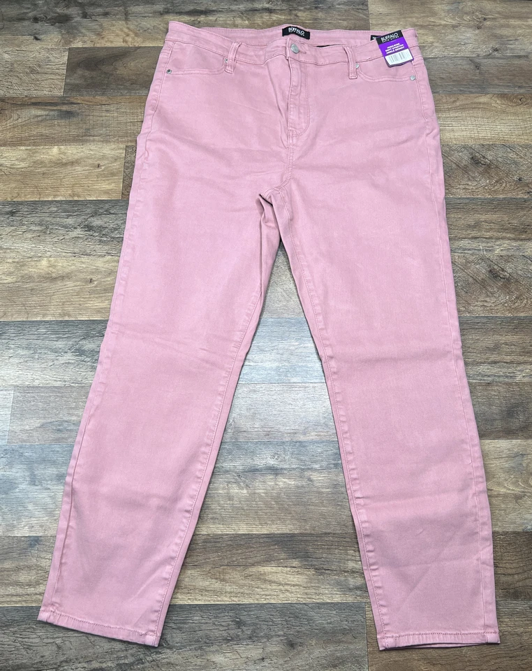 Buffalo Ladies' Size 14 Tencel Blend Ankle Pant Old Rose (Pink)