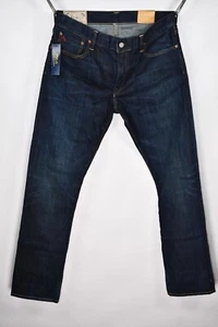 Pantalones de mezclilla para hombre Polo Ralph Lauren The Varick ajustados rectos talla W34L32 - Imagen 1 de 11