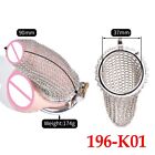 New Stainless Steel Mesh Male Chastity Cage Mesh Underpants Anti-escape Control