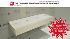 Floating Shower Bench Kit® With Goboard® - Original Shower Bench Bracket®