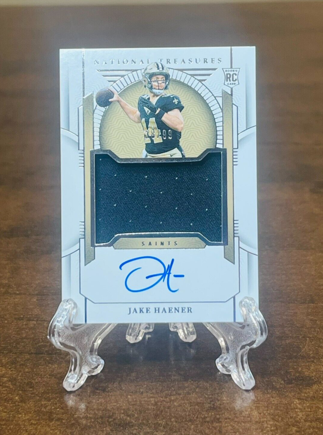 JAKE HAENER 2023 PANINI NATIONAL TREASURES TRUE RPA /99 ROOKIE ON-CARD AUTO #168