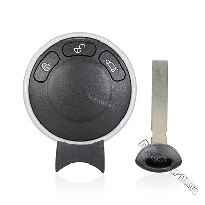 2 For 2007 2008 2009 2010 2011 2012 2013 2014 Mini Cooper Car Remote Key Fob 3B - Image 1 of 4