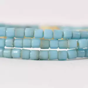 Tile Blue Trade Beads - Picture 1 of 8