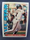  1990 Topps TV All Star #40 Kevin Mitchell