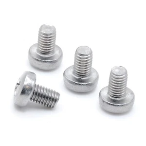Rear License Plate Screws for BMW - M5-0.8 x 8mm - Stainless Steel (Pack of 4) - Picture 1 of 8
