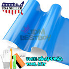 Gloss Glossy Sky Blue Car Vinyl Wrap Sticker Decal Film Air Release Bubble Free