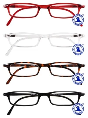Gafas de lectura I Need You Adam en 4 colores fuertes con espesor de 1,25 a 3,00