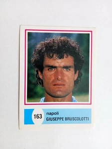 FIGURINA CALCIATORI EUROFLASH 1987 NAPOLI BRUSCOLOTTI n 163 CON VELINA - Picture 1 of 2