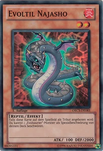 YU-GI-OH, EVOLTIL NAJASHO, SR, ORCS-DE083, 1. Auflage, TOP - Bild 1 von 1