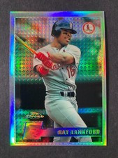 1996 TOPPS CHROME REFRACTOR #130 RAY LANKFORD - 060823130
