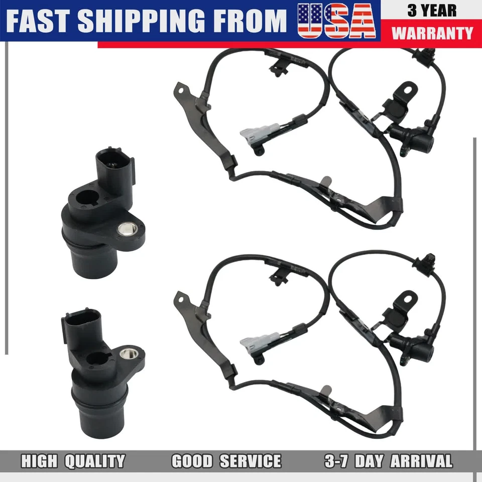4x For 1998-04 TOYOTA Tacoma Base 2.4 2.7 3.4L Front Rear ABS Wheel Speed Sensor Foto 1 de 4