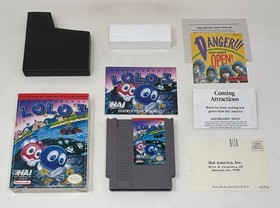 NES Nintendo - Adventures of Lolo 3 - CIB Completo en Caja - CAJA LIMPIA / Probado