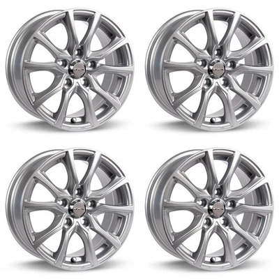 Set of 4 15in Silver Alloy Wheel Rims for 2005+ Honda, RTX3B22 15x6.5 5x114.3 ET - Image 1 of 4