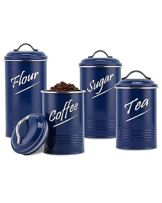 Conjuntos de vasilhas de cozinha para recipientes de armazenamento de alimentos de bancada de aço inoxidável... - Imagem 1 de 4