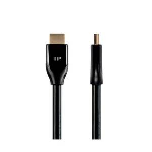 Monoprice 15428 HIGH SPEED HDMI CABLE_ HDR_ 6FT - BLACK - Picture 1 of 4