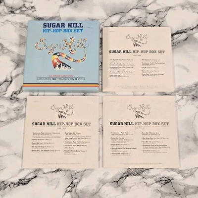 Sugar Hill Hip-Hop Box Set - Limited Edition 30 Tracks (3-Disc CD Set, 2002) - Image 1 of 4